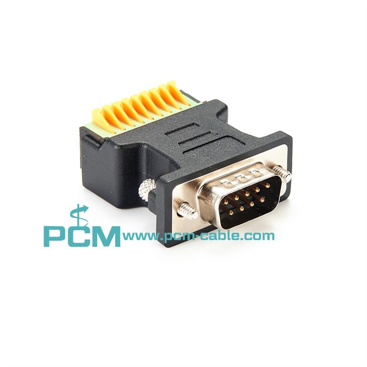 DB9 Female to 9-Pin Terminal Block