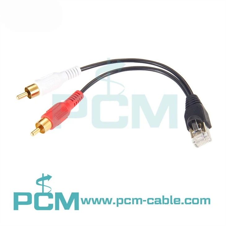 Адаптер Power Link, штекер RCA - кабель RJ45