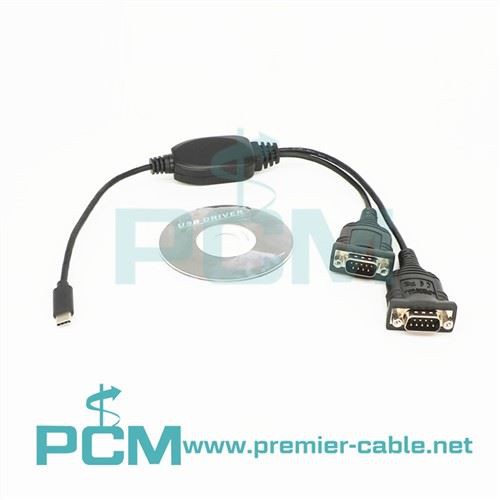 2-портовый адаптер USB Type-C для последовательного порта