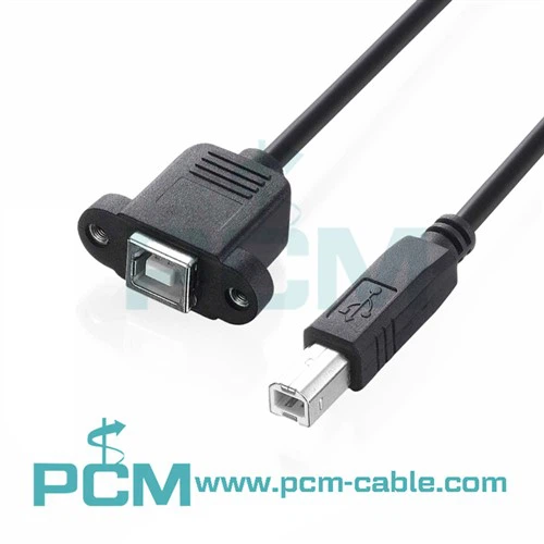 Кабель USB 2 для монтажа на панели.0 Тип B, гнездо-папа