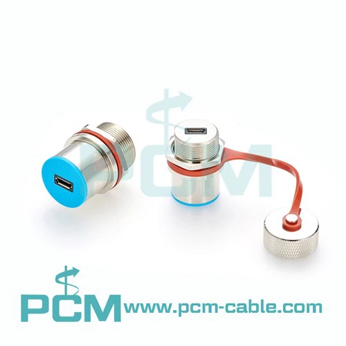 Розетка Micro-USB для промышленной панели IP67