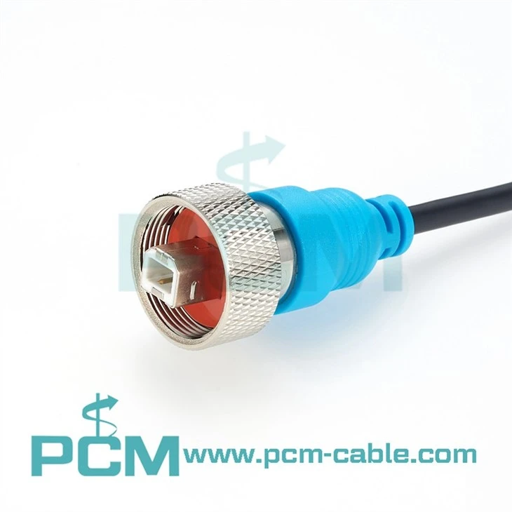 Waterproof USB Type B to B Male to Male Cable Assembly