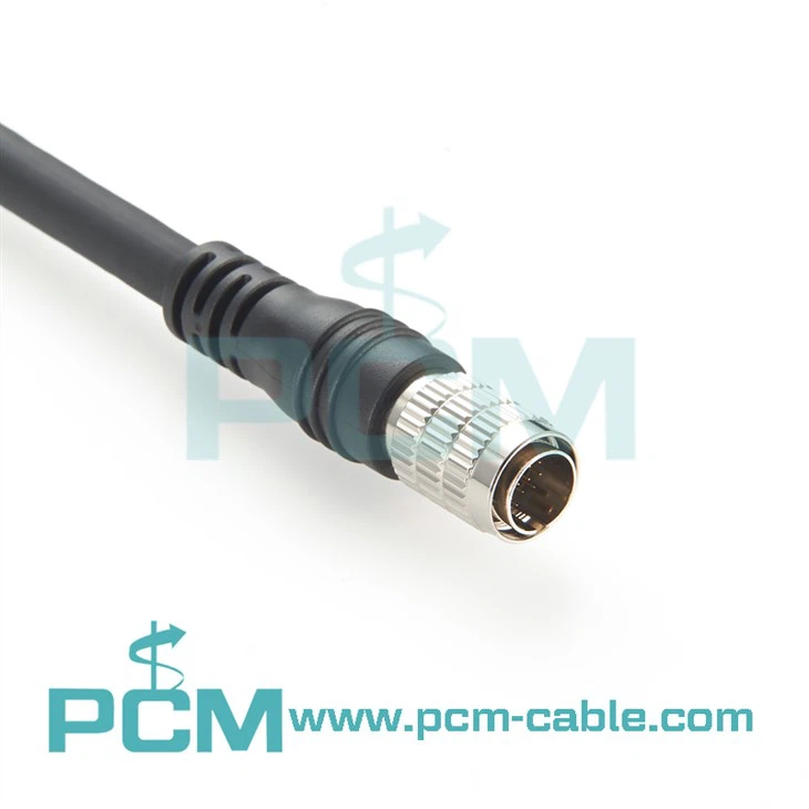 L-shaped connector camera cable for high-speed camera