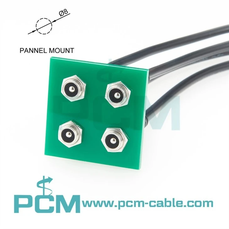 Panel Mount 5.5 2.1mm DC Power Extension Cable