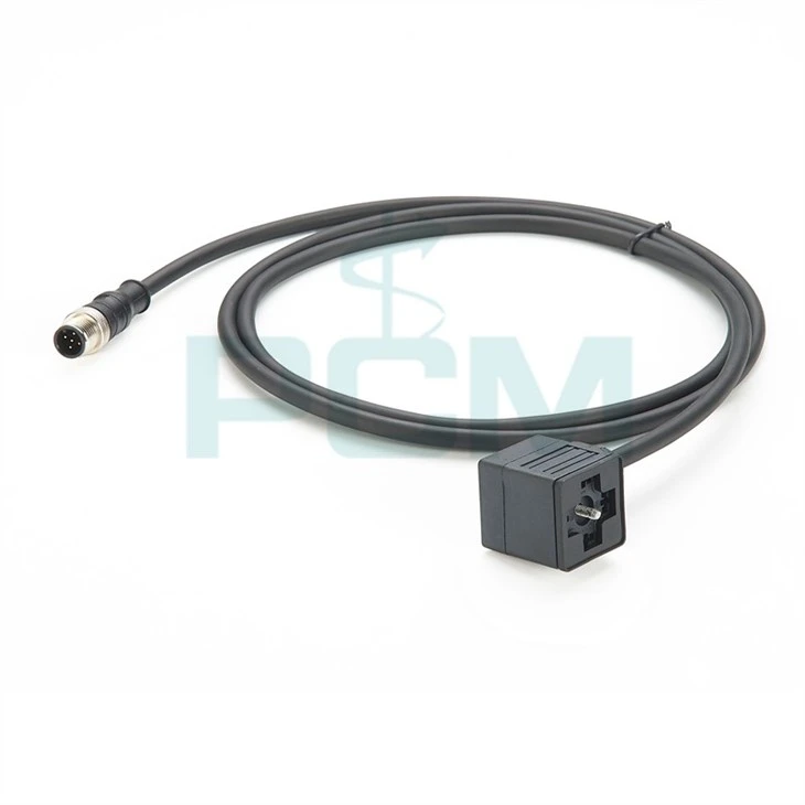 M12 to Valve Type A DIN connector cable
