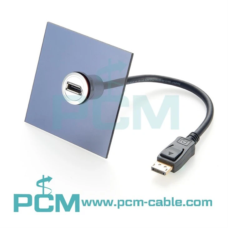 DP panel mounting connector