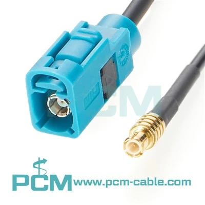 MCX Plug к Water Blue Fakra Jack Cable Сборка с использованием RG -316 Coax
