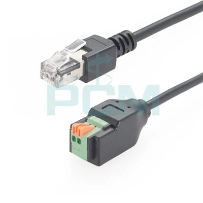 RJ11 6P2C на 2-контактный клеммный блок с кабелем-пигтейлом